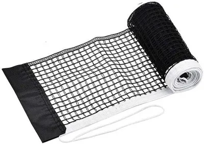Productafbeelding van Ibenzoa® tafeltennisnet van polyester – verstelbaar en draagbaar, geschikt voor binnen- en buitengebruik, met een dicht geweven net, passend voor de meeste standaard tafeltennisplaten