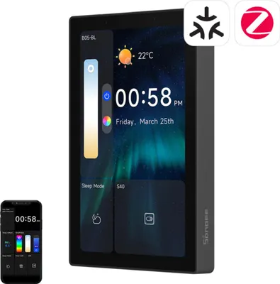 Immagine prodotto di Sonoff SONOFF NSPanel Pro 120 Smart Control Panel Matter WiFi/Bluetooth/ZigBee (black)