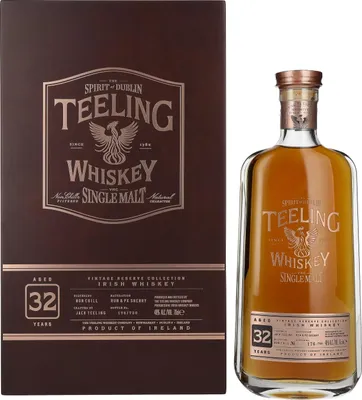 Produktbild von Teeling Whiskey 32 Years Old VINTAGE RESERVE COLLECTION 46% Vol. 0,7l in Holzkiste