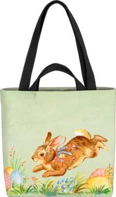 Produktbild von VOID Kleiner Hase Ostereier Ostern Osterurlaub Osterferien Einkaufstasche Tasche Tragetasche Einkaufen
