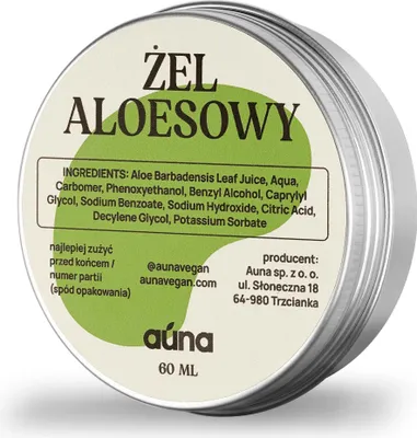 Image de Gel d'aloe vera en boîte de 60 ml pour les brûlures et les piqûres