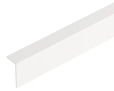 Produktbild von PVC-Winkelprofil 30 x 10 x 1,1 mm, Cezar, Weiß RAL 9003, matt, 1 m