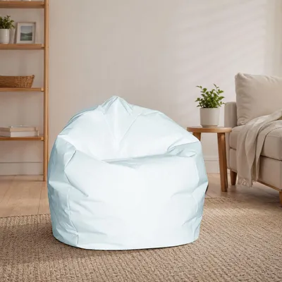 Image de Ascia - Pouf, 65x65x50h cm Blanc, Forme Sac Italy