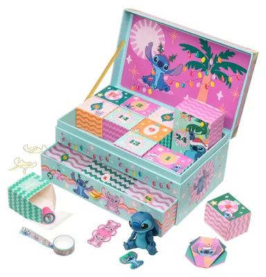 Adventskalender Stitch Erinnerungsbox, 24 Überraschungen