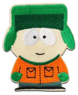 Obrázek produktu pro Mono-Quick Southpark Kyle - nášivka, nažehlovací nášivka, nášivka, nášivky, k nažehlení, velikost: 6,6 x 5,9 cm