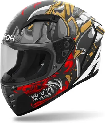 Zdjęcie produktu dla Kask pełnotwarzowy AIROH Spark 2 Samurai Opaque rozmiar XL