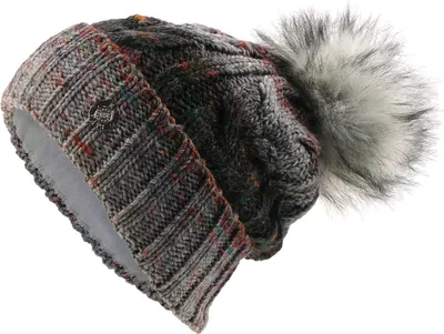 Produktbild von Strickmütze mit Bommel in 3 Farben