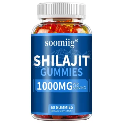 Immagine prodotto di Shilajit Gummies 1000mg (60 orsetti gommosi) integratore alimentare, energia, resistenza, circolazione, sistema immunitario, metabolismo