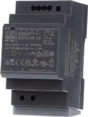 Produktbild von INDEXA Hutschienen-Netzteil HDR6024 60W 24V DC 2,5A 32228