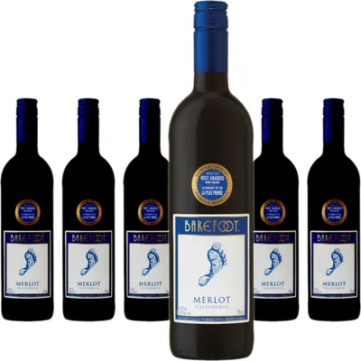 Produktbild von 6 x Merlot Barefoot Cellars