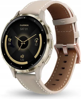 Zdjęcie produktu dla Pasek Skórzany Do Garmin Venu 2S 3S Forerunner 255S 265S Vivoactive 3S 4S