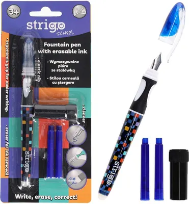 Image de Set de stylos pour jeunes génies - STRIGO Erasable Chessboard Pen, parfait pour l'apprentissage de l'écriture et le jeu créatif