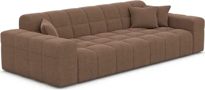 Produktbild von Strukturstoff 3-Sitzer Couch Nivara Braun