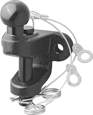 Produktbild von Anhängerkupplung Zweifach Ø50mm 3.500kg Schwarz mit E8 Zulassung