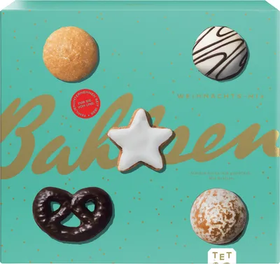 Obrázek produktu pro Bahlsen Christmas Mix směs sušenek kávové sušenky 1000g