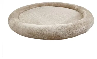 Image de MONIO for kids Tapis de jeu nid en peluche beige