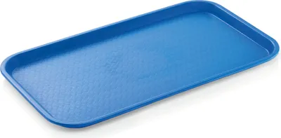 Produktbild von Tablett / Kantinentablett, Kunststoff, GN 1/1, Farben wählbar : Tablett GN 1/1, dunkelblau, Polypropylen Variante: Tablett GN 1/1, dunkelblau