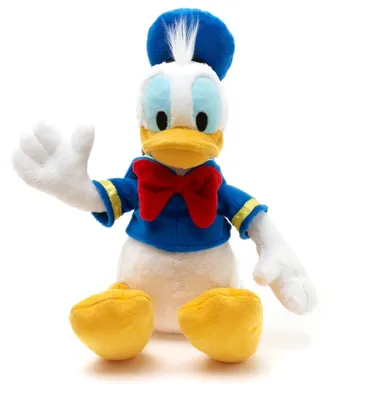 Produktbild von Disney Store Donald Duck Offizielles kleines Kuscheltier für Kinder, 32 cm, Kuscheltier mit Stickereien und weicher Oberfläche im typischen Matrosenanzug, geeignet ab 12 Monaten – Donald Duck Sailor