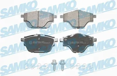 Produktbild von SAMKO Bremsbeläge Satz Hinten Bremsklötze passend für PEUGEOT 3008 SUV (M) 5SP1873