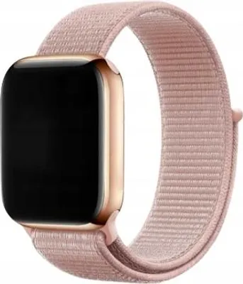 Obrázek produktu pro Řemínek pro Apple Watch 1/2/3/4/5/6/7/8/9/SE 42/44 mm, růžový materiál