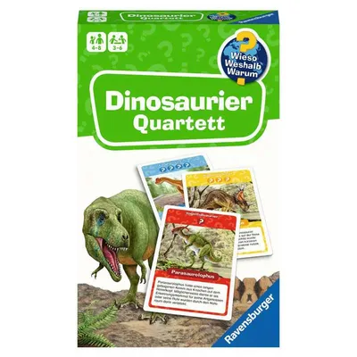 Obrázok produktu pre RAVENSBURGER SPIELEVERLAG GMB WWW Dinosaur Quartet 0 0 ks
