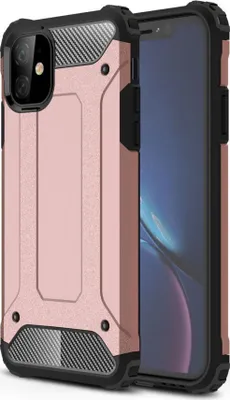 Produktbild von Mobigear Outdoor iPhone 11 Hülle Hardcase Backcover Stoßfest - Roségold