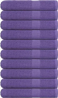 Obrázek produktu pro Saunové osušky FROGN 10 ks fialové 80x200 cm 360 g/m²
