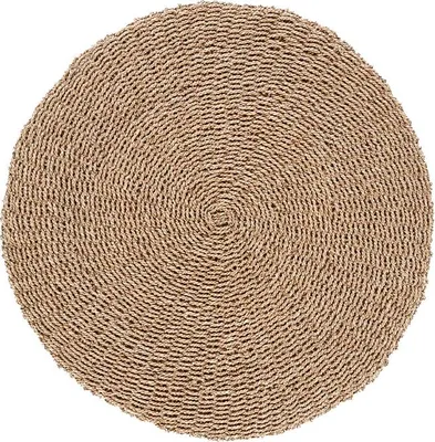 Image de Tapis sisal marron 100x100x2cm