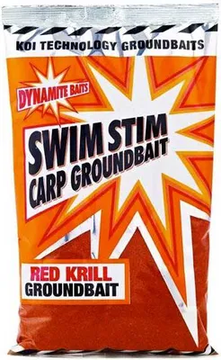 Image de Dynamite Baits, appât en poudre "Swim Stim Red Krill" pour carpes, 900 grammes. Taille unique