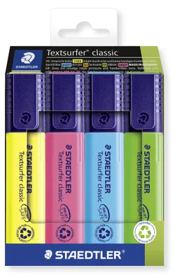 Obrázok produktu pre Staedtler Textsurfer classic 364, 4 kusov