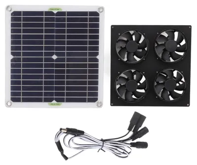 Produktbild von Solarbetriebener Ventilator – IP067 + 12-Zoll-Ventilator