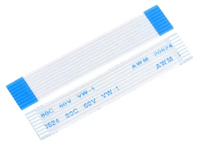 5x FFC Flachbandkabel 8 Pin 1 mm Raster 50 mm Typ A