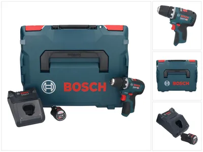 Immagine prodotto di Bosch GSR 12V-35 Trapano avvitatore a batteria professionale 12 V 35 Nm Brushless + 1x batteria 2,0 Ah + caricabatterie + L-Boxx