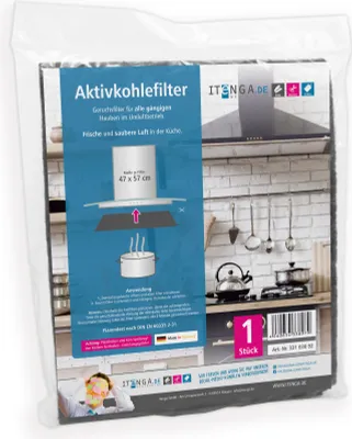 Produktbild von itenga Aktivkohlefilter 47x57cm