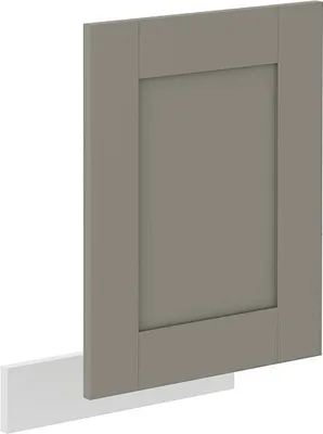 Zdjęcie produktu dla Front do zabudowy zmywarki LAILI – 45 x 57 cm, jasnoszary/biały