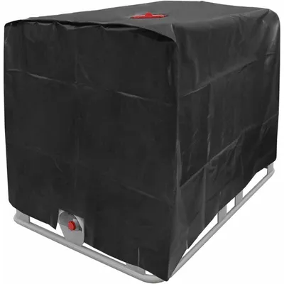 Obrázek produktu pro Kryt na IBC nádrž, ochranný kryt z oxfordské tkaniny 210D, vodotěsný kryt pro 1000l vodní nádrže, odolný vůči UV záření a prachu, 120 x 100 x 116 cm