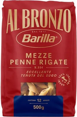 Zdjęcie produktu dla Makaron Mezze Penne Rigate n. 354 500g - Barilla