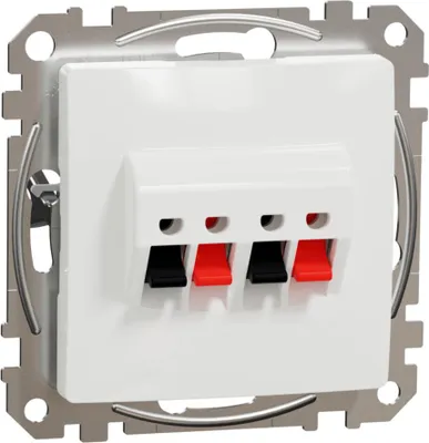 Obrázek produktu pro Připojovací skříňka pro stereofonní reproduktory Sedna Design lesklá bílá SDD111411 Schneider Electric