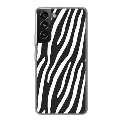 Produktbild von MuchoWow® Handyhülle Schutzhülle Hülle für Samsung Galaxy S22 Tiere - Zebradruck - Schwarz Silikon Softcase Handy Hülle - Mobiltelefonhülle