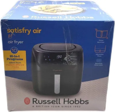 Immagine prodotto di Russell Hobbs Airfryer XXL Multicooker 7in1 Friggitrice 10 Deep cucina vegana divertimento