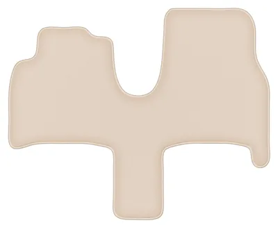 Produktbild von DURBAN Beige Velours-Fahrerfußmatte für Peugeot 807 7-Sitzer (2002-2014)