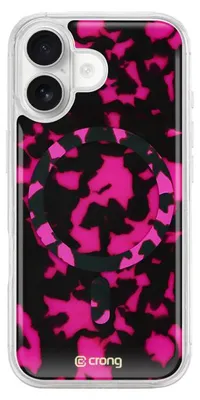 Produktbild von Crong CRGDLMIP1761PTO, Cover, Apple, Apple iPhone 17, Pink, Transparent, Schwarz
