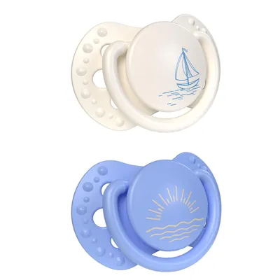Obrázek produktu pro LOVI silikonová dudlík Classy Petit Marin, pro děti od 0 do 2 měsíců, 2 kusy, model 22/939boy