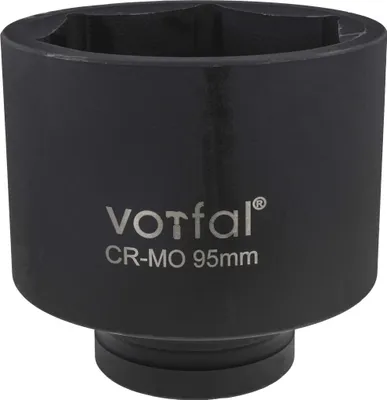 Produktbild von Kraft Schlagschraubernuss 1" Stecknuss Lang 95 mm CR-MO 6-Kant