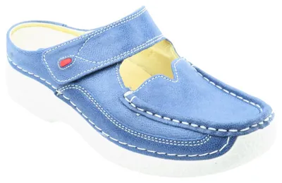 Produktbild von Wolky Roll Slipper denim Clogs Blau