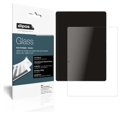 Produktbild von 2x Schutzfolie für Microsoft Surface Pro 8 13 Zoll matt - Anti-Shock 9H Folie dipos Glass Kunststoffglas