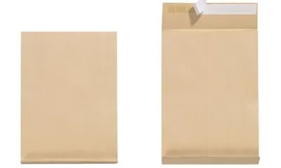 Produktbild von Herlitz Faltentasche C4 130g hk. br 5 Stk. Falte 4cm
