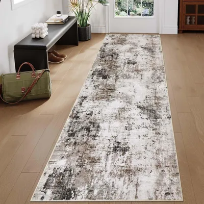 Produktbild von Homcomoder, modernes Teppichläufer – 80x200 cm, waschbar