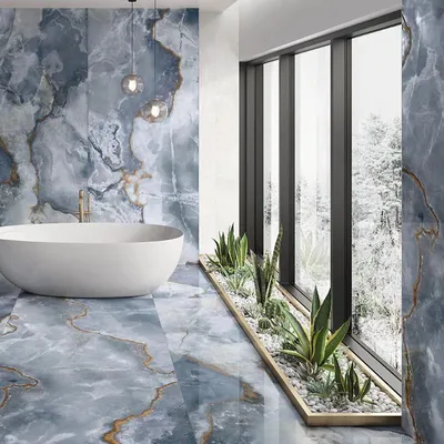 Immagine prodotto di CASA39 Gres porcellanato effetto onice Blu 60x120 cm EmilVetroceramica Onyx