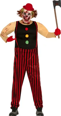 Produktbild von Horror Clown Kostüm für Herren, Größe:L